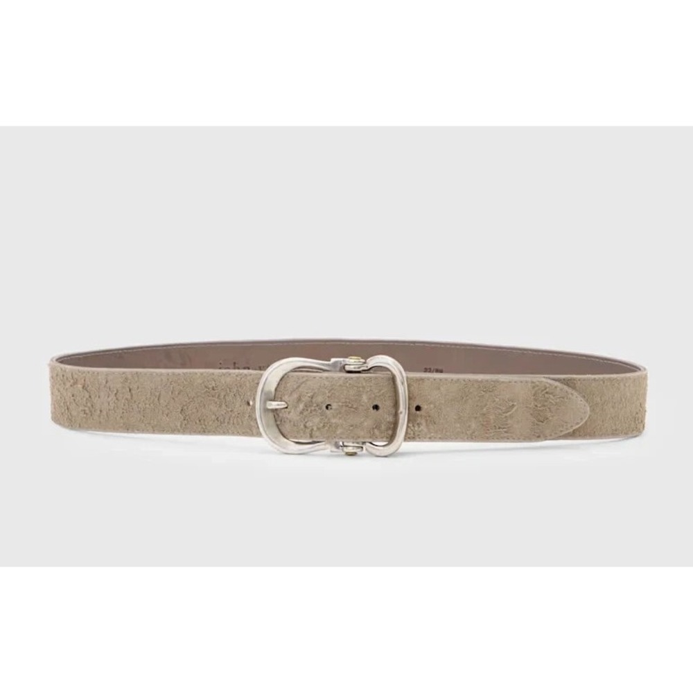 John Varvatos Mens Houston Western Tip Suede Calf Leather Clay Belt Size 42 NEW